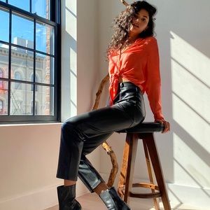 Aritzia rebel pants (vegan leather)